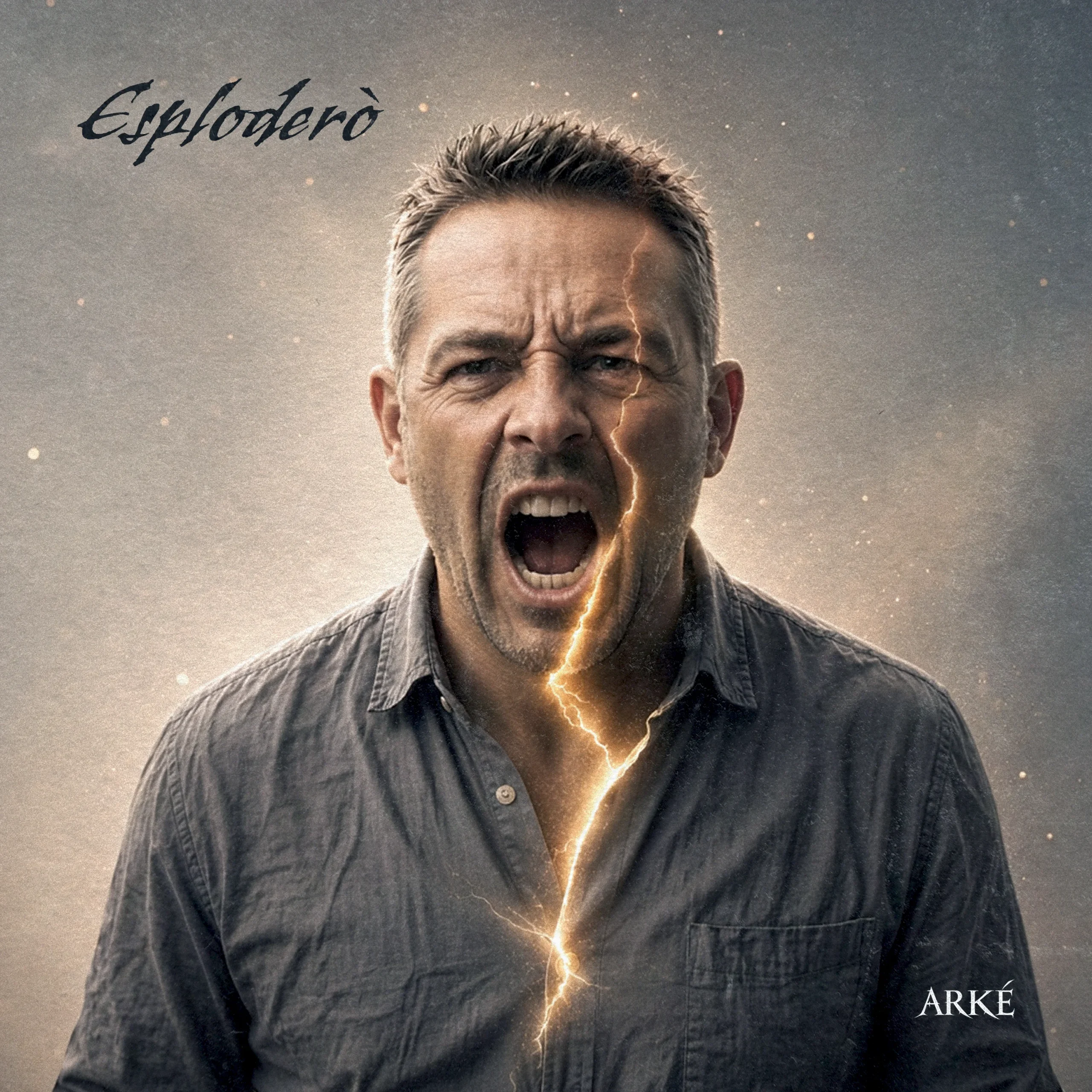 Copertina del singolo Esploderò di Arké, in uscita il 28 agosto 2026.